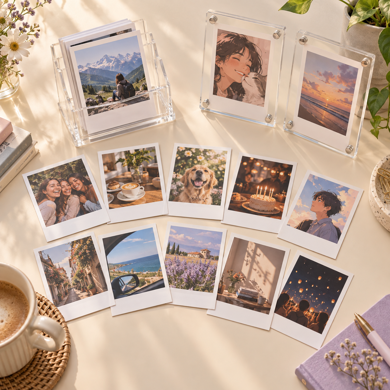 AI-generated Memoroids product display mockup