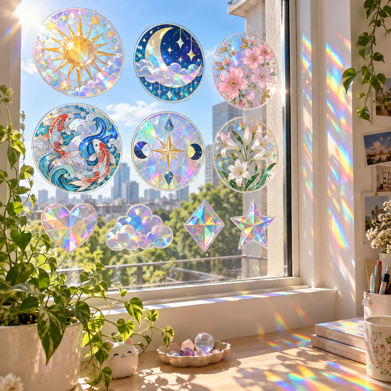 AI-generated suncatcher design preview